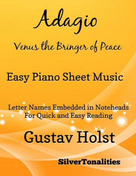 Adagio Venus The Bringer Of Peace The Planets Easy Piano Sheet Music Sheet Music