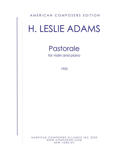 Adams Pastorale Sheet Music