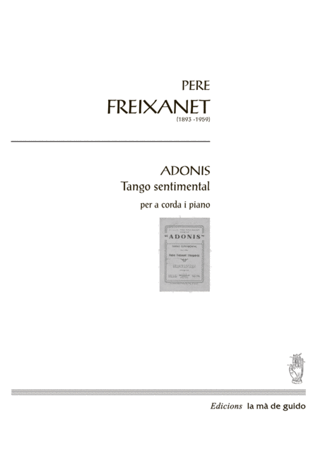 Adonis Sheet Music