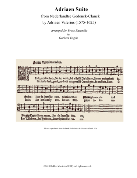 Adriaen Suite Sheet Music