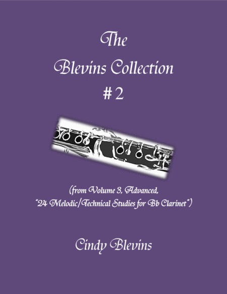 Advanced Clarinet Study 2 From The Blevins Collection Melodic Technical Studies For Bb Clarinet Sheet Music