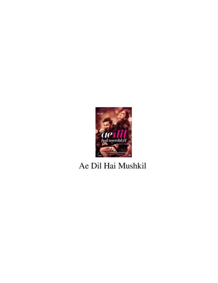 Ae Dil Hai Mushkil Title Track Sheet Music