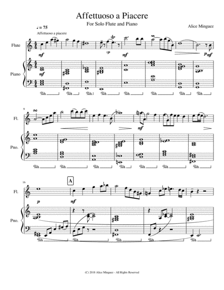 Affettuoso A Piacere Sheet Music