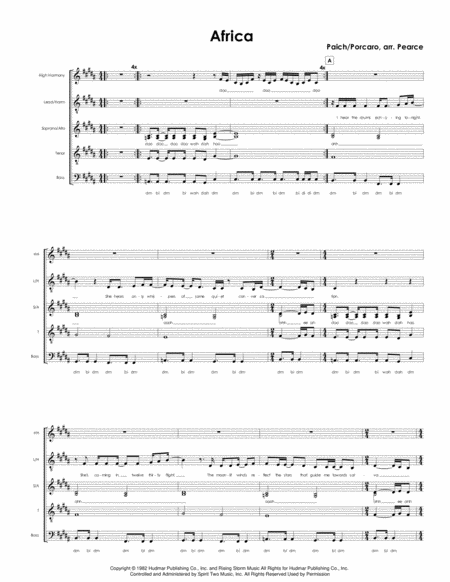 Africa Sheet Music