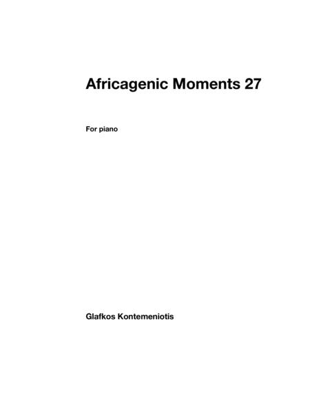 Free Sheet Music Africagenic Moments 27