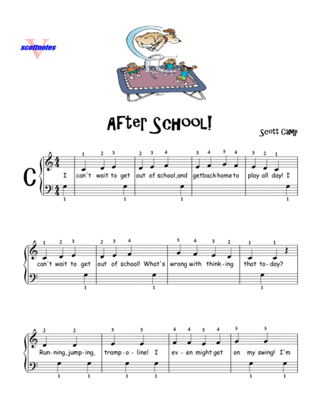 After School Solo For First Year Piano Sheet Music