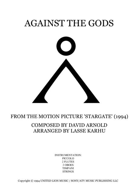 Against The Gods From The Motion Picture Stargate Sheet Music