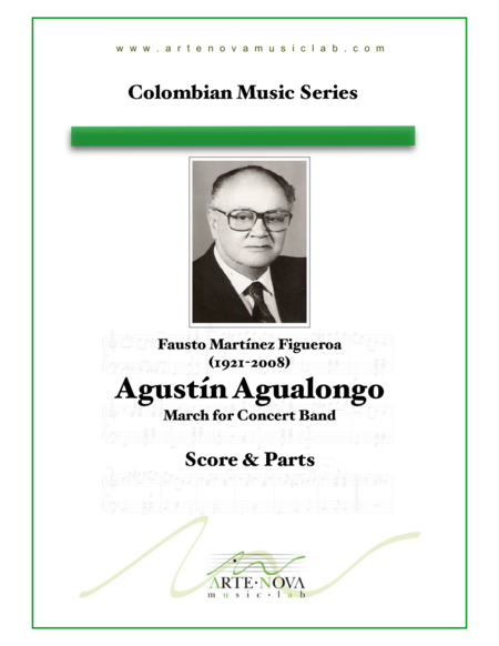 Agustn Agualongo March For Band Sheet Music