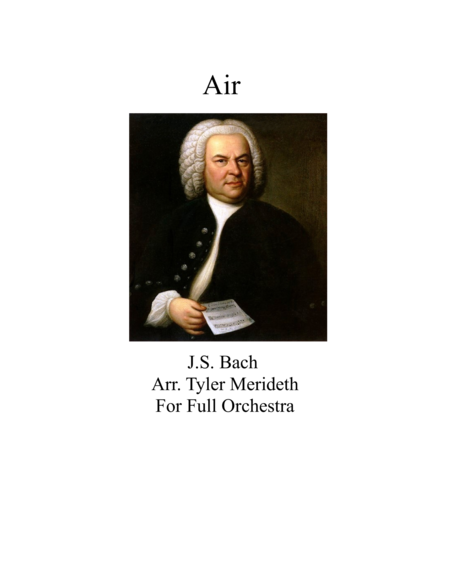 Air From Second Movement Of Orchestral Suite No 3 Bwv 1068 Sheet Music