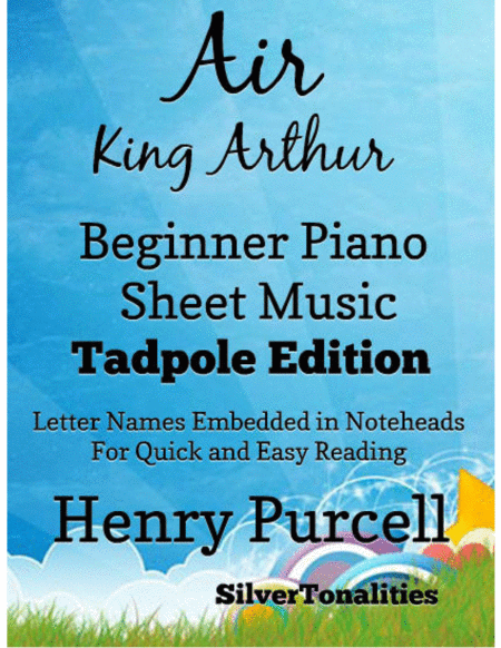 Air King Arthur Beginner Piano Sheet Music Tadpole Edition Sheet Music