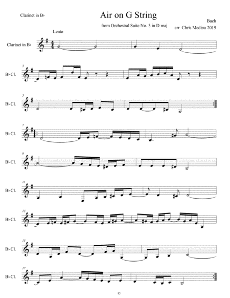 Air On A G String Sheet Music