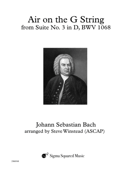 Free Sheet Music Air On The G String For Flexible Instrumentation Quartet