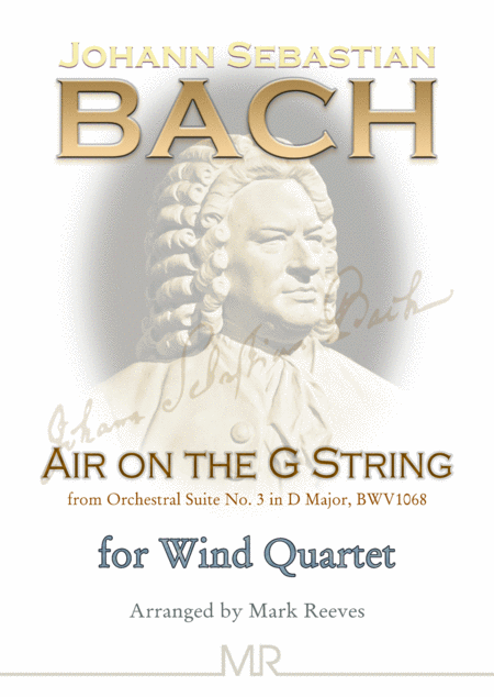 Air On The G String For Wind Quartet Sheet Music