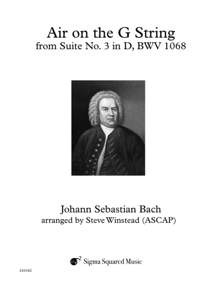 Air On The G String For Woodwind Quartet Sheet Music