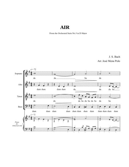 Air Suite In D Sheet Music