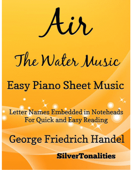 Air Water Music Easy Piano Sheet Music Sheet Music