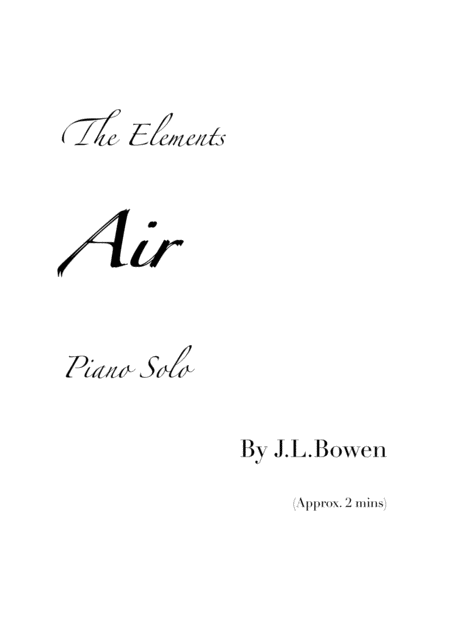 Air Sheet Music