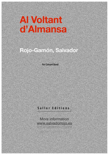 Al Voltant D Almansa Sheet Music