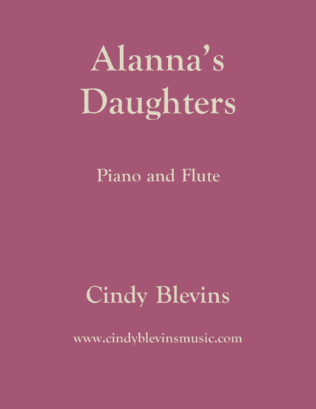 Free Sheet Music Alannas Daughters For Piano And Flute