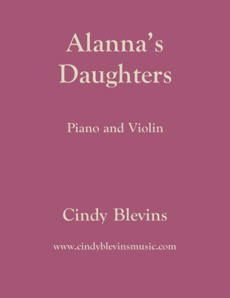 Alannas Daughters For Piano And Violin Sheet Music