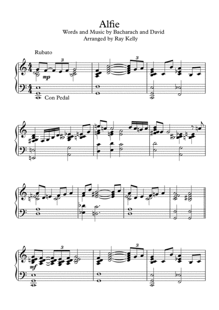 Alfie Sheet Music