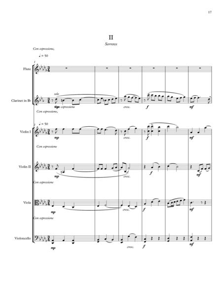 Algonquian Dreamcatcher 2nd Mvmt Sorrows Sheet Music