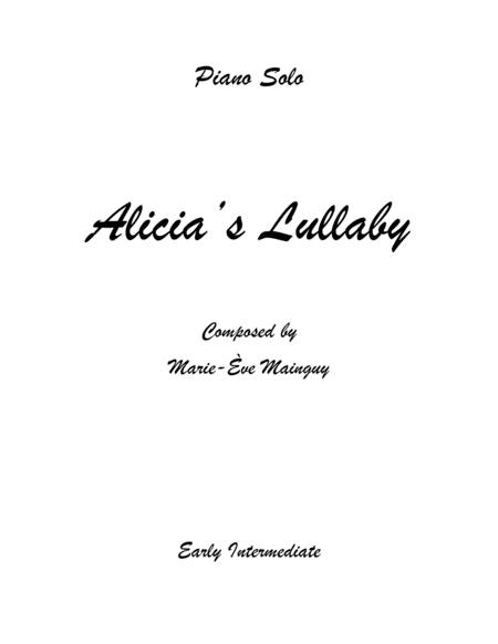 Free Sheet Music Alicias Lullaby