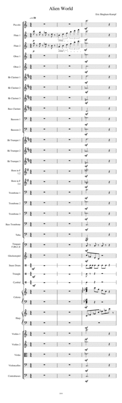 Alien World Sheet Music