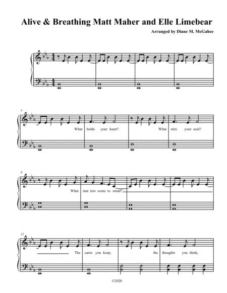 Alive Breathing Sheet Music