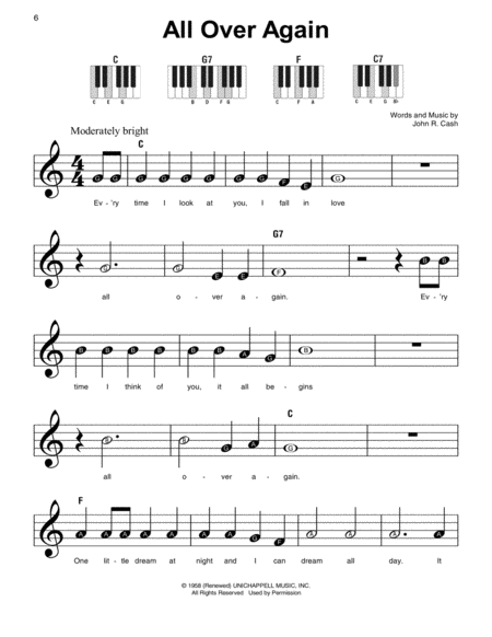 All Over Again Sheet Music