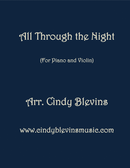 All Through The Night Arranged For Piano And Violin Sheet Music