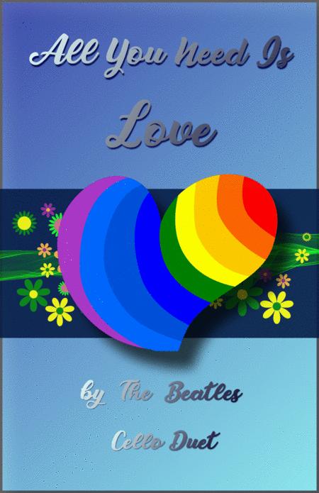 Free Sheet Music All You Need Is Love By The Beatles For Cello Duet