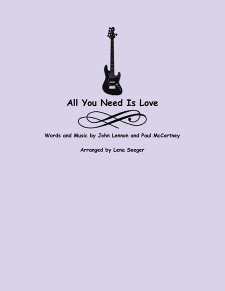 Free Sheet Music All You Need Is Love String Trio