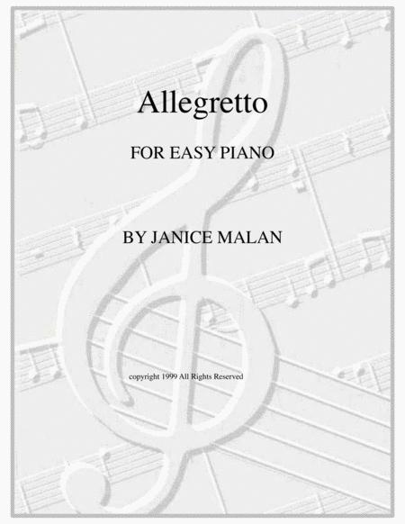 Allegretto For Easy Piano Sheet Music