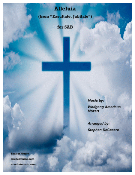 Alleluia From Exsultate Jubilate Sab Sheet Music