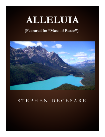 Free Sheet Music Alleluia From Mass Of Peace