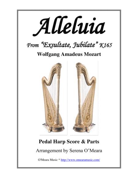 Alleluia Pedal Harp Score Parts Sheet Music