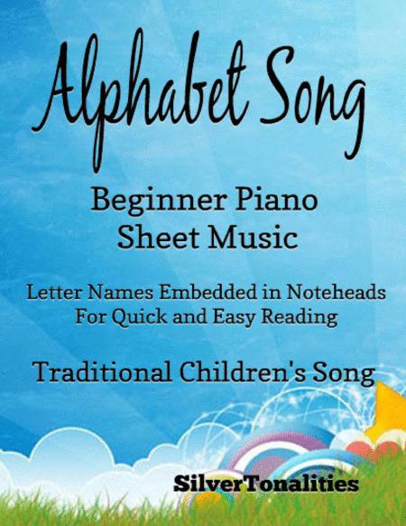 Alphabet Song Beginner Piano Sheet Music Sheet Music