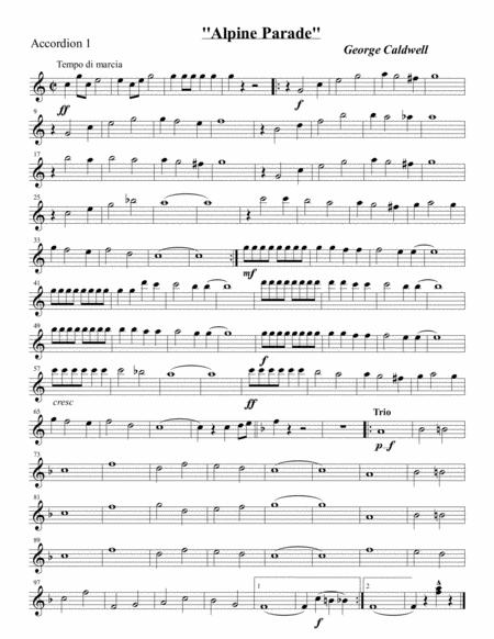 Alpine Parade Quick March Sheet Music