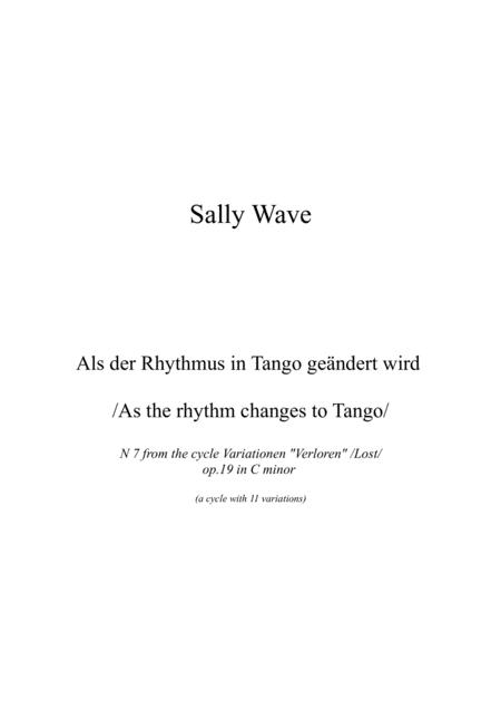 Als Der Rhythmus In Tango Gendert Wird As The Rhythm Changes To Tango Sheet Music