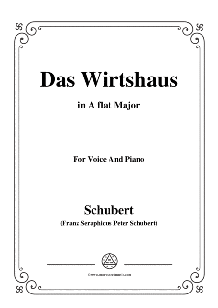 Als Mir Dein Lied Erklang Op 68 No 4 E Flat Major Sheet Music