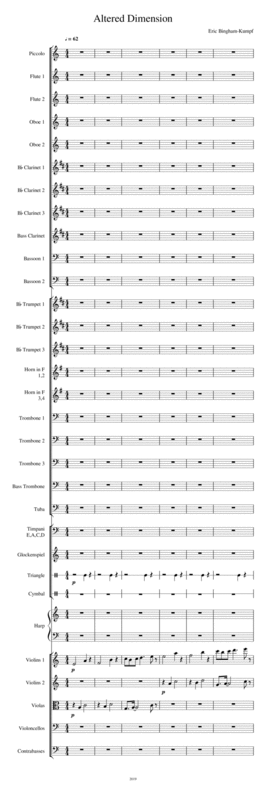 Altered Dimension Sheet Music