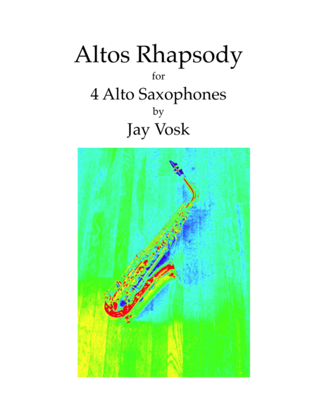 Free Sheet Music Altos Rhapsody