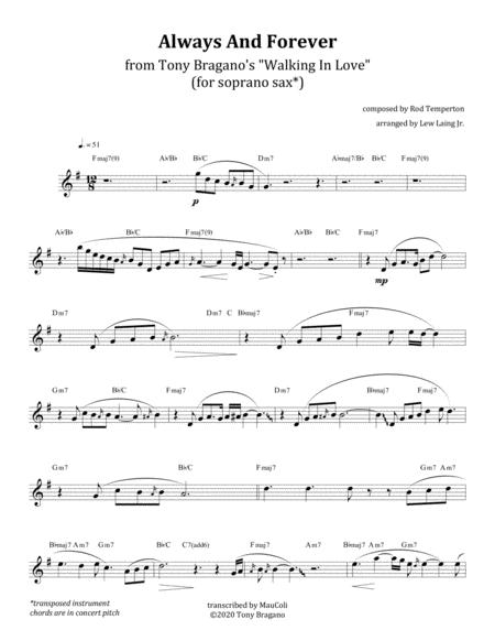 Always And Forever Soprano Saxophone Sheet Music