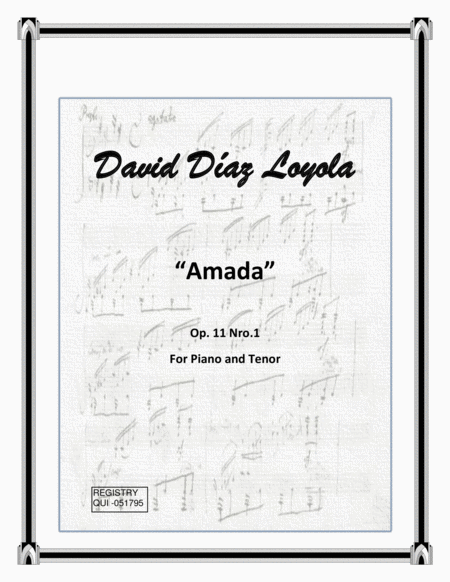 Free Sheet Music Amada Op 11 Nro 1