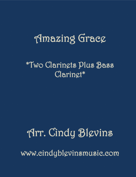 Amazing Grace For Two Clarinets And Bass Clarinet Sheet Music