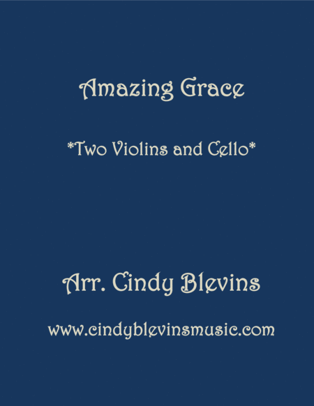 Free Sheet Music Amazing Grace For Two Violins And Cello