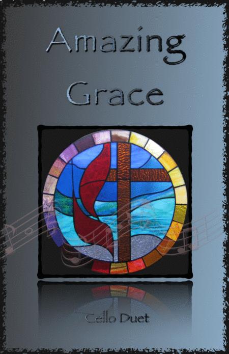 Amazing Grace Gospel Style For Cello Duet Sheet Music