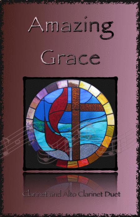 Amazing Grace Gospel Style For Clarinet And Alto Clarinet Duet Sheet Music