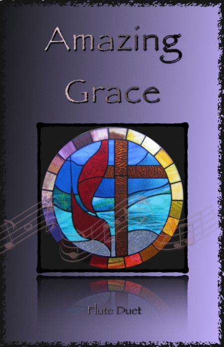 Amazing Grace Gospel Style For Flute Duet Sheet Music